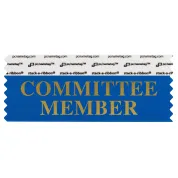 4" x 1-5/8" COMMITTEE MEMBER Badge Ribbon