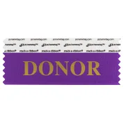 SDONOVIGO_01 violet donor badge ribbon