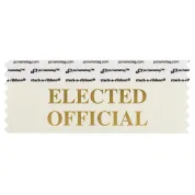 SELOFCRGO_01 cream Elected Official badge ribbon