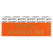 SEVCOORGO_01 orange event committee badge ribbon
