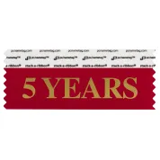 SFIYEREGO_01 red five years badge ribbon