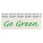 SGOGRCRGR_01 cream go green badge ribbon, eco friendly badge ribbon