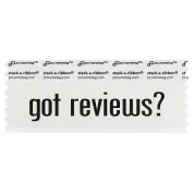 SGOREWHBK_01 got reviews badge ribbon in white