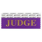 SJUDGVIGO_01 violet judge badge ribbon