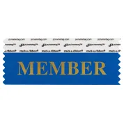 4" x 1-5/8" MEMBER Badge Ribbon