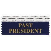 4" x 1-5/8" PAST PRESIDENT Badge Ribbon