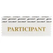 SPARTWHGO white badge ribbon with participant in gold lettering