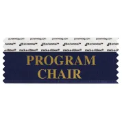 SPRCHNAGO Navy badge ribbon with program chair in gold lettering