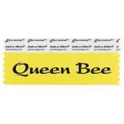 SQUBEGOBK_01 gold queen bee badge ribbon