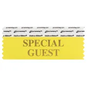 SSPGUCAGO Canary yellow badge ribbon with Special Guest in gold lettering