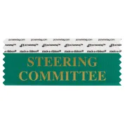 SSTCOTEGO teal badge ribbon with steering committee in gold lettering