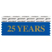 STWYEBLGO_01 Blue 25 Years badge ribbon
