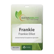 3 3/4" x 5 1/2" Eco On-site Plastic Event Pass