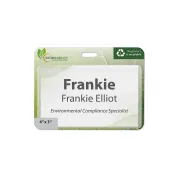 4"x 3" Eco On-site Plastic Event Pass