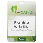 4 1/4"x 6" Eco On-site Plastic Event Pass