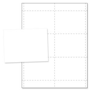 4" x 3" Classic Paper Name Tag Insert, Blank, Small Quantity Pack