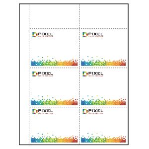 4" x 3" Classic Paper Name Tag Insert, Imprinted, Pack of 50 Inserts