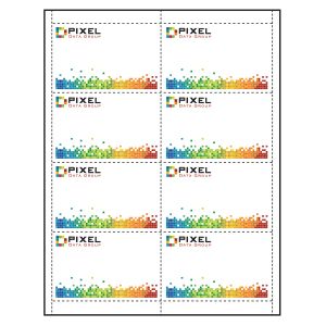 4" x 2-1/2" Classic Paper Name Tag Insert, Imprinted, Pack of 50 Inserts