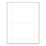 4-1/4" x 6" blank Agenda Paper Inserts for events