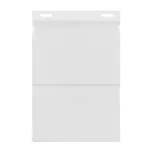 Two pocket badge holder can hold both a 4.25"x6" event agenda and 4"x3" Name Tag