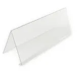 plastic name tent holder that holds 11inch x 4.25inch paper name tents