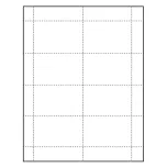 3-1/2" x 2-1/4" blank Paper ID badge Inserts
