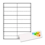 4inch x 1.25inch Paper Place Tents Pre-printed with your custom design