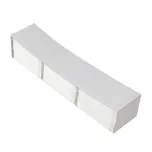 Direct thermal printers use blank printable name tag stock to print single sided 3-1/2" x 2-1/4" name badges for events
