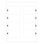 Print the number of inserts you want with your laser printer and use the rest later for new staff members