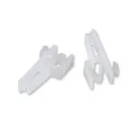 Recyclable plastic clip for TEMP name badges