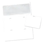 Creates fifty 4"x3" temporary visitor badges and eliminates the need for name tag holders