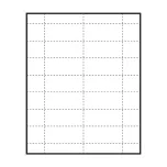 2-15/16" x 1-5/16" blank paper inserts to fit inside Polar™ Badges