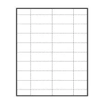 2-9/16" x 1-3/16" blank paper inserts for Polar™ Badges