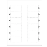 Print the number of inserts you want with your inkjet printer and use the rest later for new staff members