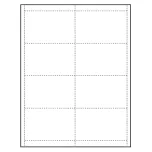 4" x 2-1/2" printable Paper Name Tag Inserts