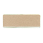 Reusable 3" x 1" gold metal employee name tag