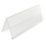 plastic name tent holder that holds 11inch x 4.25inch paper name tents