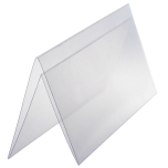 foldable plastic name tent holder