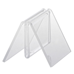 reusable plastic name tent holder