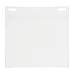 4-1/2" x 4-3/8" name tag holder made with 38% thicker material and stronger edge welds