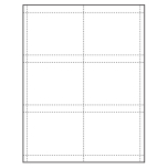 4" x 3" full bleed printing Paper Name Tag Inserts