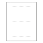 4-1/4" x 6" Paper agenda Inserts compatible with laser and inkjet printers
