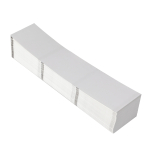 Direct thermal printers use blank printable name tag stock to print single sided 3-1/2" x 2-1/4" name badges for events