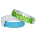 Plastic event wristbands with lock