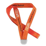 full color imprint lanyard with no spin attachment