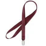 bulk blank burgundy red lanyard