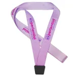 biodegradable lanyard with no twist badge attachment