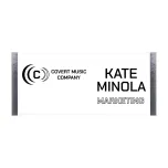 1-3/16" x 2-3/4" Reusable plastic staff name tags