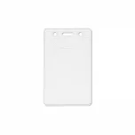  ID badge holder with slip in ID pocket 