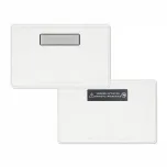 4"x2.5" name tag holder made with 38% thicker material and stronger edge welds